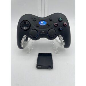 Logitech G-X2D11 PS2 PlayStation 2 Wireless Controller w/ Dongle Tested working